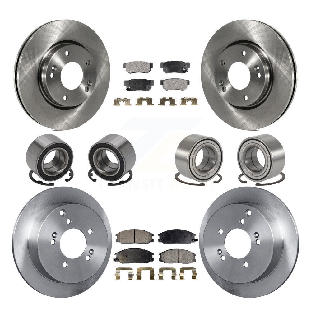 Kit de plaquettes de Rotor de frein à roulement avant et arrière (10 pièces) pour Hyundai Santa Fe 4W 2001 – 2006