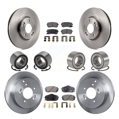 Kit de rotors et plaquettes de frein à roulement avant et arrière (10 pièces) pour Hyundai Tucson Kia Sportag