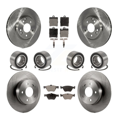 Kit de rotors et plaquettes de frein à disque pour roulements avant et arrière (10 pièces) pour Mercedes-Benz E32