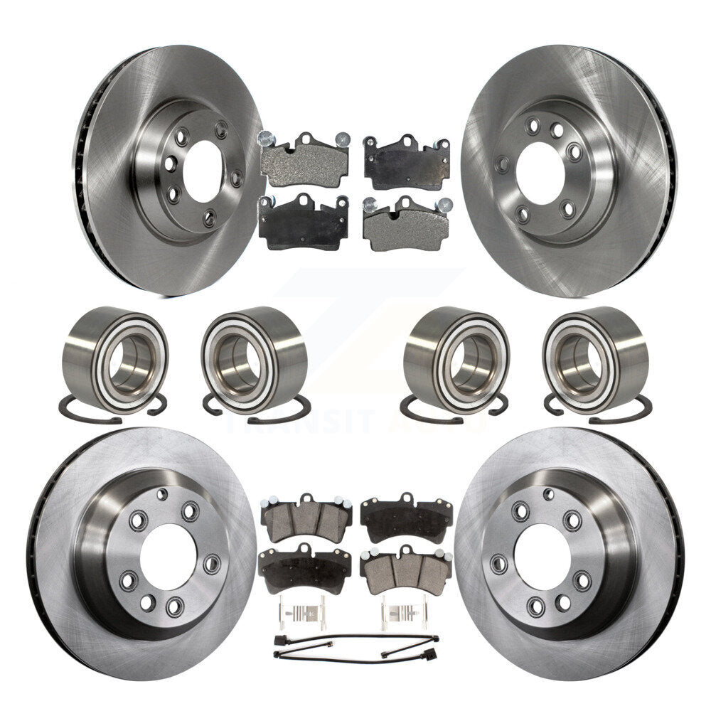 Kit de Rotor et plaquettes de frein à roulement avant et arrière (10 pièces) pour Audi Q7 Volkswagen Touare