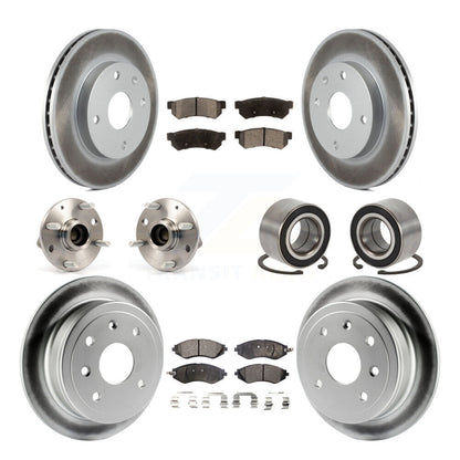 Kit de plaquettes de rotor de frein, roulement de moyeu avant et arrière (10 pièces) pour Chevrolet Optra Ren