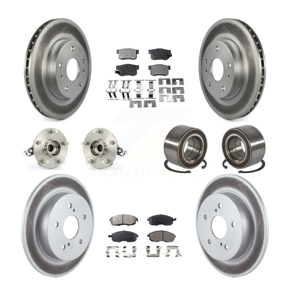 Kit de plaquettes de rotor de frein, roulement de moyeu avant et arrière (10 pièces) pour Suzuki SX4 AW 07-13