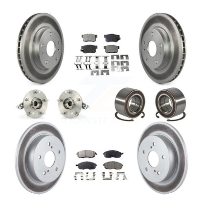 Kit de plaquettes de rotor de frein, roulement de moyeu avant et arrière (10 pièces) pour Suzuki SX4 AW 07-13