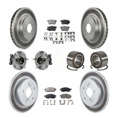 Kit de plaquettes de rotor de frein, roulement de moyeu avant et arrière (10 pièces) pour Suzuki SX4 FW 08-13