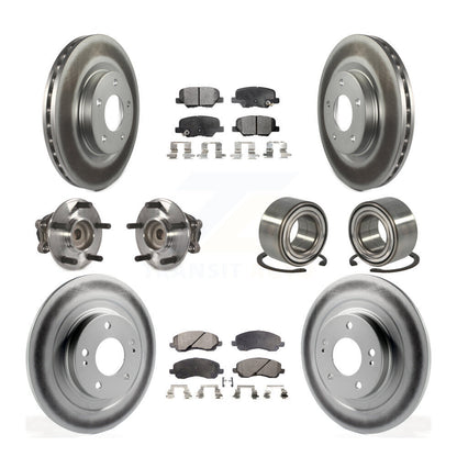 Kit de plaquettes de rotor de frein, roulement de moyeu avant et arrière (10 pièces) pour Mitsubishi RVR Spor
