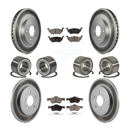 Kit de rotor et de plaquettes de frein à roulement avant et arrière (10 pièces) pour Ford Escape Mercur