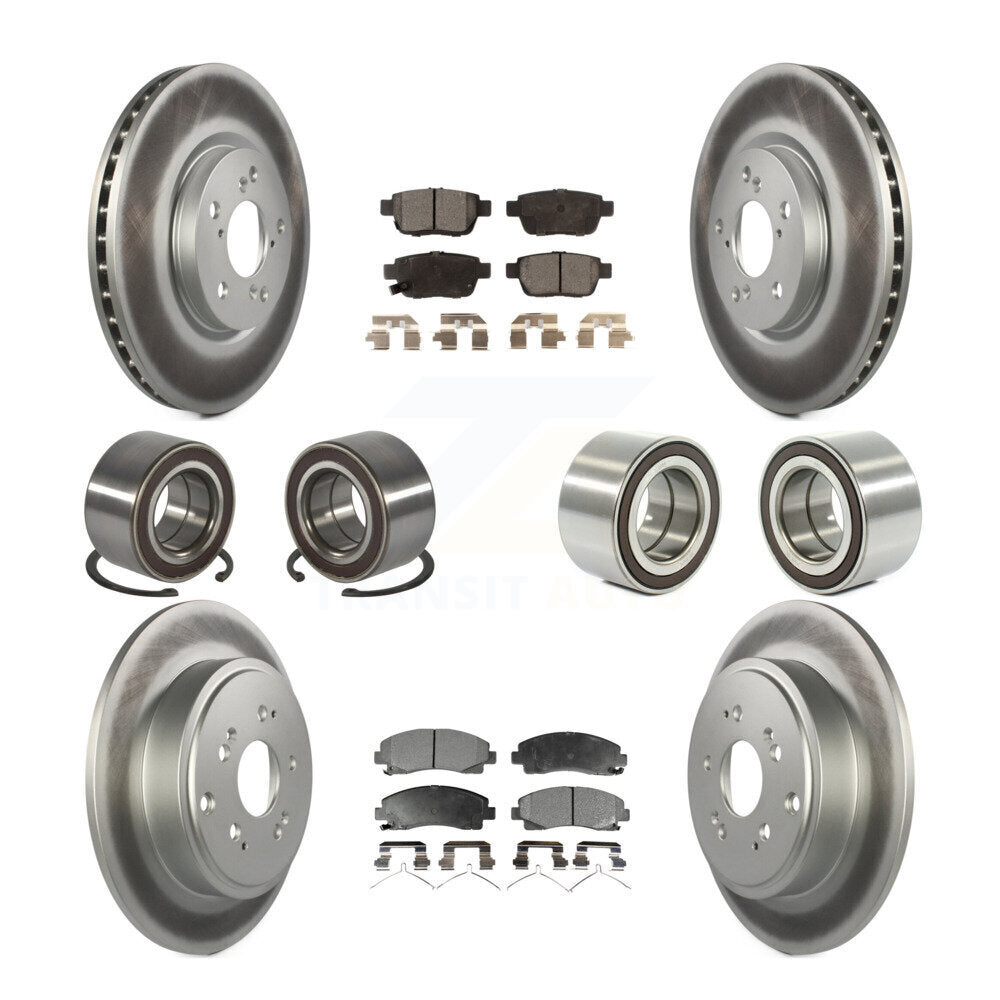 Kit de plaquettes de Rotor de frein, roulement avant et arrière (10 pièces) pour Honda Ridgelin 2006 – 2014