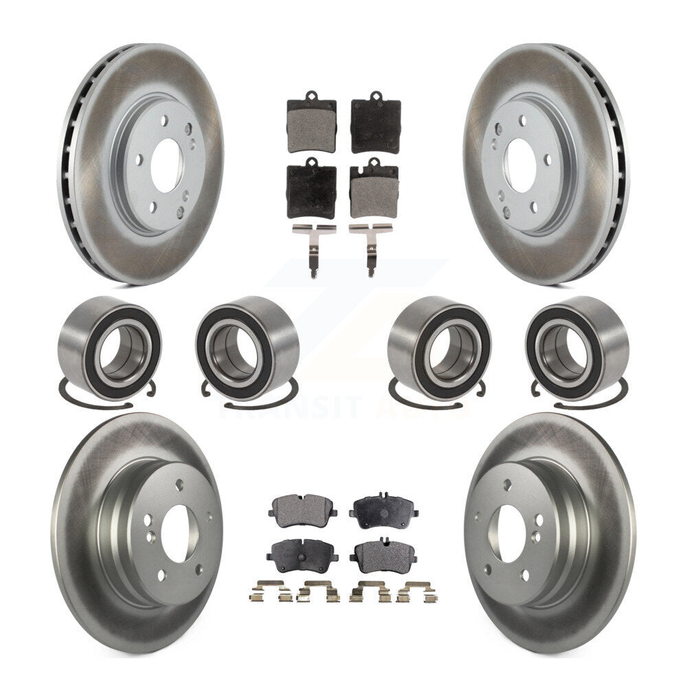 Kit de plaquettes de Rotor de frein revêtues de roulements avant et arrière (10 pièces) pour Mercedes-Benz C280 C24