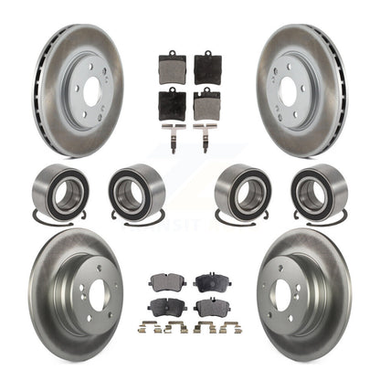 Kit de plaquettes de Rotor de frein revêtues de roulements avant et arrière (10 pièces) pour Mercedes-Benz C280 C24