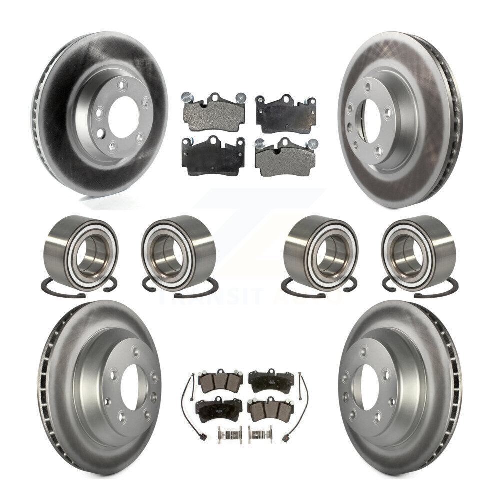 Kit de plaquettes de Rotor de frein à disque revêtu de roulement avant et arrière (10 pièces) pour Audi Q7 volkswagen
