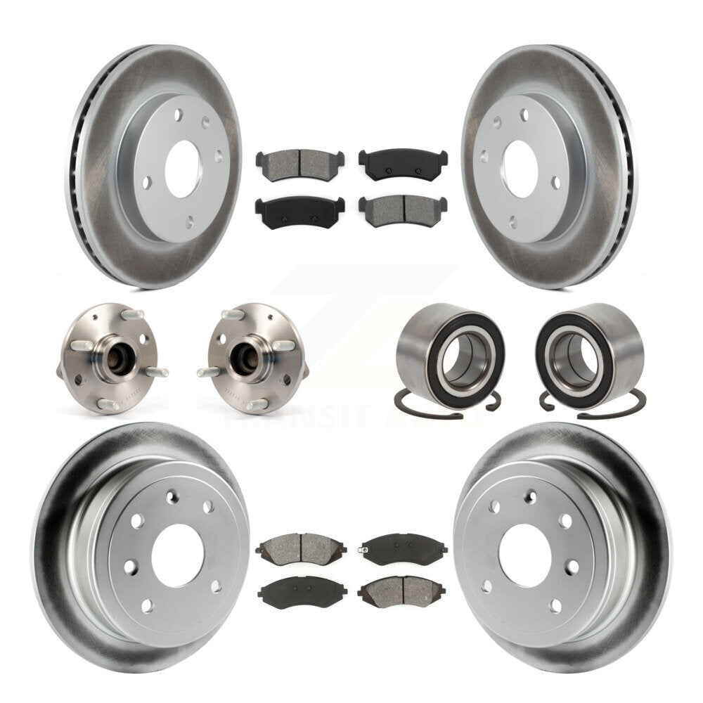 Kit de plaquettes de rotor de frein, roulement de moyeu avant et arrière (10 pièces) pour Chevrolet Optra Ren