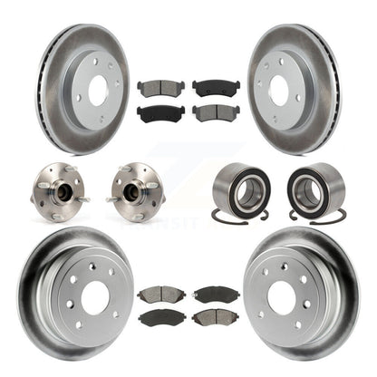 Kit de plaquettes de rotor de frein, roulement de moyeu avant et arrière (10 pièces) pour Chevrolet Optra Ren
