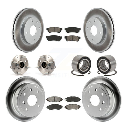 Kit de plaquettes de rotor de frein, roulement de moyeu avant et arrière (10 pièces) pour Chevrolet Optra Ren