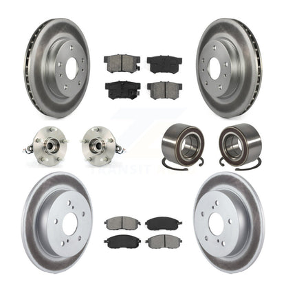 Kit de plaquettes de rotor de frein, roulement de moyeu avant et arrière (10 pièces) pour Suzuki SX4 AW 07-13