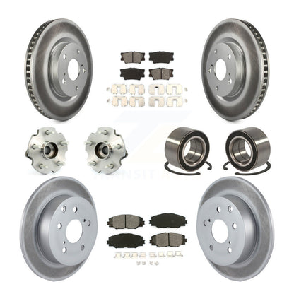 Kit de plaquettes de Rotor de frein, roulement de moyeu avant et arrière (10 pièces), pour Toyota Matrix Pontia