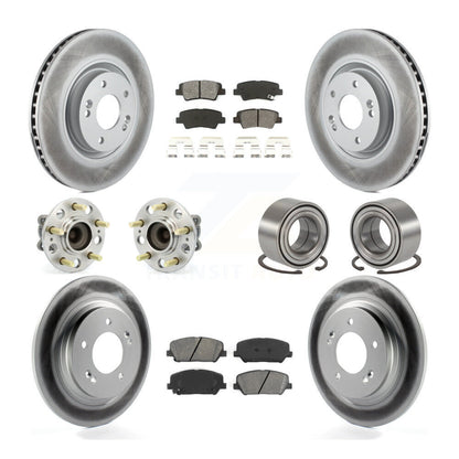 Kit de plaquettes de rotor de frein, roulement de moyeu avant et arrière (10 pièces) pour Kia Optima 2.0 13-15