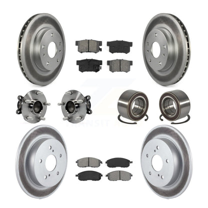Kit de plaquettes de rotor de frein, roulement de moyeu avant et arrière (10 pièces) pour Suzuki SX4 FW 08-13