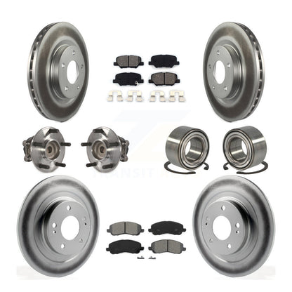 Kit de plaquettes de rotor de frein, roulement de moyeu avant et arrière (10 pièces) pour Mitsubishi RVR Spor