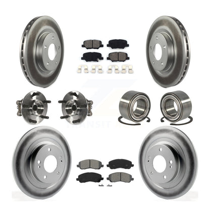 Kit de plaquettes de rotor de frein, roulement de moyeu avant et arrière (10 pièces) pour Mitsubishi RVR Spor