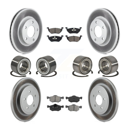 Kit de plaquettes de Rotor de frein, roulement avant et arrière (10 pièces), pour Ford Escape Mazda Tribut