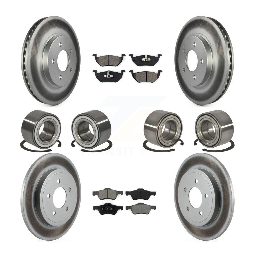 Kit de plaquettes de Rotor de frein, roulement avant et arrière (10 pièces), pour Ford Escape Mazda Tribut