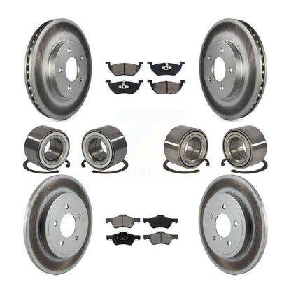 Kit de plaquettes de Rotor de frein, roulement avant et arrière (10 pièces), pour Ford Escape Mazda Tribut