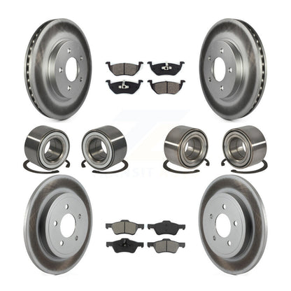 Kit de rotor et de plaquettes de frein à roulement avant et arrière (10 pièces) pour Ford Escape Mercur