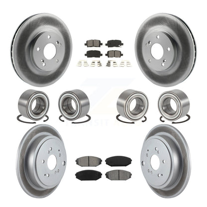 Kit de rotor et de plaquettes de frein à roulement avant et arrière (10 pièces) pour Acura MD 2001 – 2002