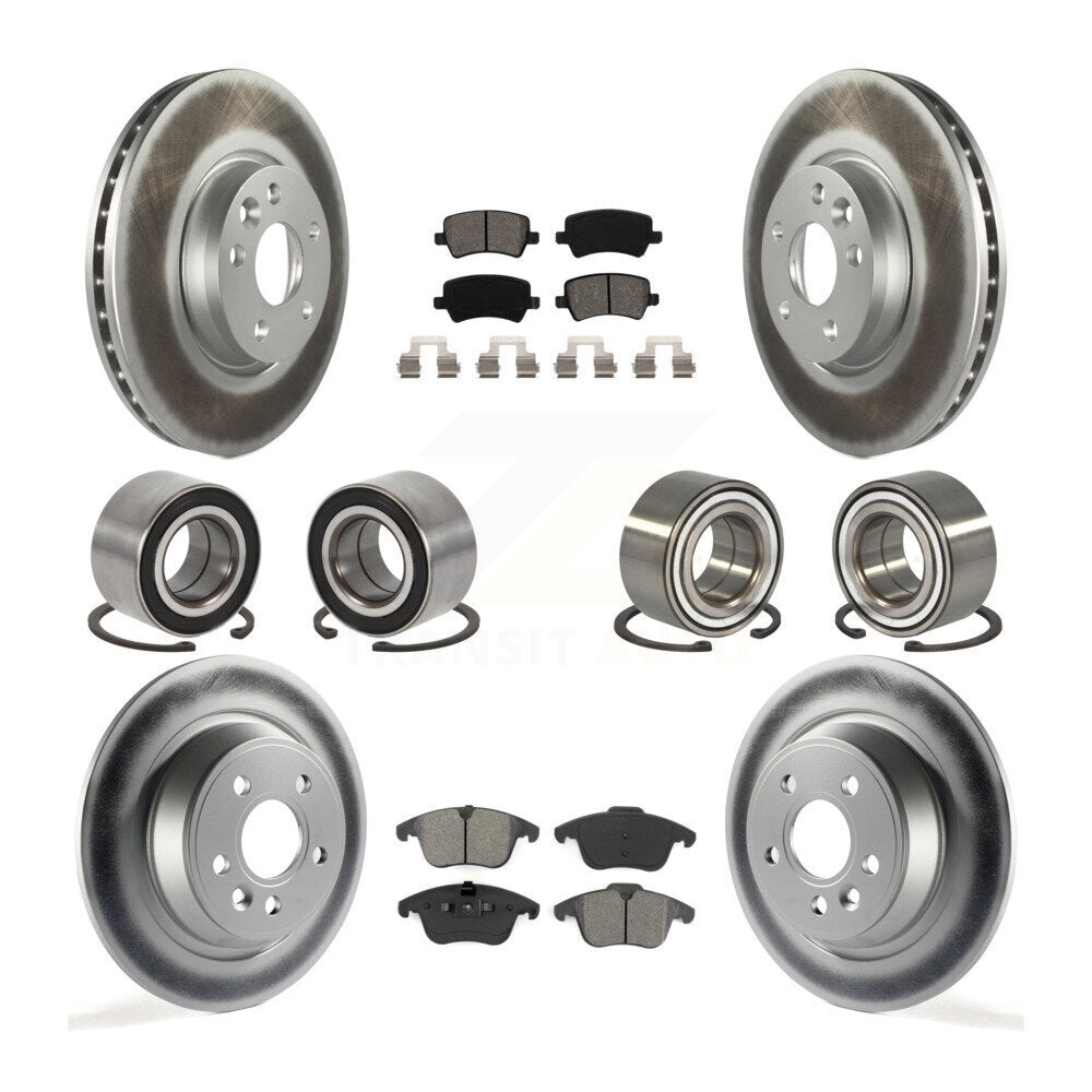 Kit de plaquettes de Rotor de frein revêtues de roulements avant et arrière (10 pièces) pour Land Rover Range Evoqu