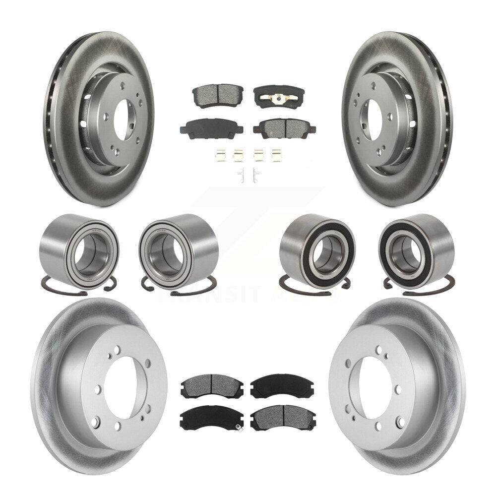 Kit de plaquettes de Rotor de frein, roulement avant et arrière (10 pièces) pour Mitsubishi Outlander AW