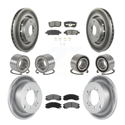 Kit de plaquettes de Rotor de frein, roulement avant et arrière (10 pièces) pour Mitsubishi Outlander AW