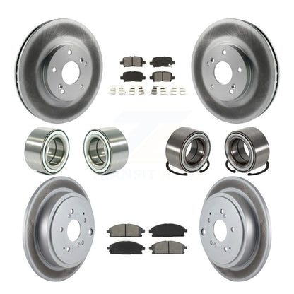 Kit de rotor et de plaquettes de frein à roulement avant et arrière (10 pièces) pour Acura MD 2003 – 2006