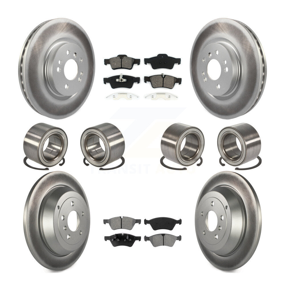 Kit de plaquettes de rotor de frein, roulement avant et arrière (10 pièces) pour Mercedes-Benz ML45 10-11