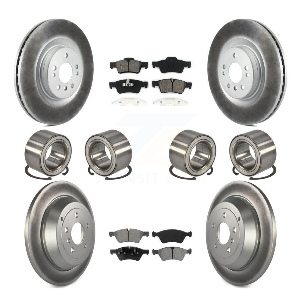 Kit de rotors et plaquettes de frein à roulement avant et arrière (10 pièces) pour Mercedes-Benz ML32