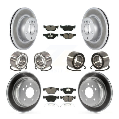 Kit de rotors et plaquettes de frein à disque revêtus de roulement avant et arrière (10 pièces) pour BMW 328xi 325x