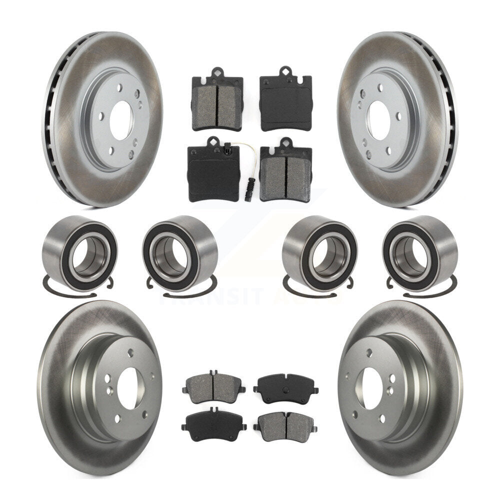 Kit de plaquettes de Rotor de frein revêtues de roulements avant et arrière (10 pièces) pour Mercedes-Benz C280 C24