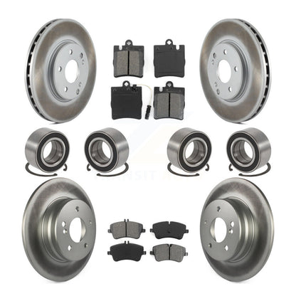 Kit de plaquettes de Rotor de frein revêtues de roulements avant et arrière (10 pièces) pour Mercedes-Benz C280 C24