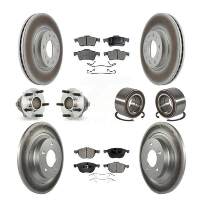 Kit de plaquettes de Rotor de frein, roulement de moyeu avant et arrière (10 pièces) pour Mazda 5 à 02 0 2006