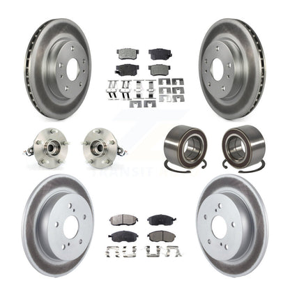Kit de plaquettes de rotor de frein, roulement de moyeu avant et arrière (10 pièces) pour Suzuki SX4 AW 07-13