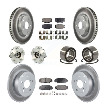 Kit de plaquettes de Rotor de frein, roulement de moyeu avant et arrière (10 pièces), pour Toyota Matrix Pontia