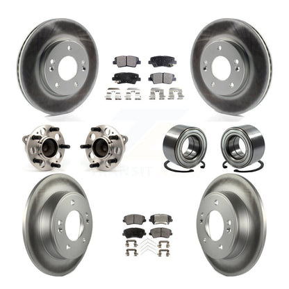 Kit de plaquettes de rotor de frein, roulement de moyeu avant et arrière (10 pièces), pour Kia Forte Hyundai G