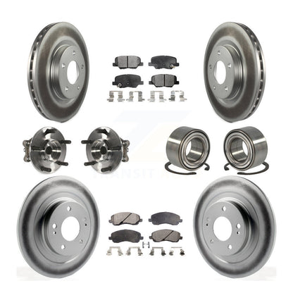 Kit de plaquettes de rotor de frein, roulement de moyeu avant et arrière (10 pièces) pour Mitsubishi RVR Spor