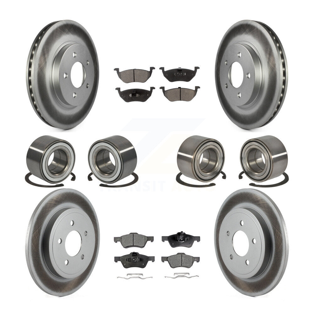 Kit de plaquettes de Rotor de frein, roulement avant et arrière (10 pièces), pour Ford Escape Mazda Tribut