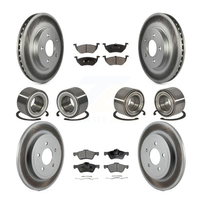 Kit de plaquettes de Rotor de frein, roulement avant et arrière (10 pièces), pour Ford Escape Mazda Tribut