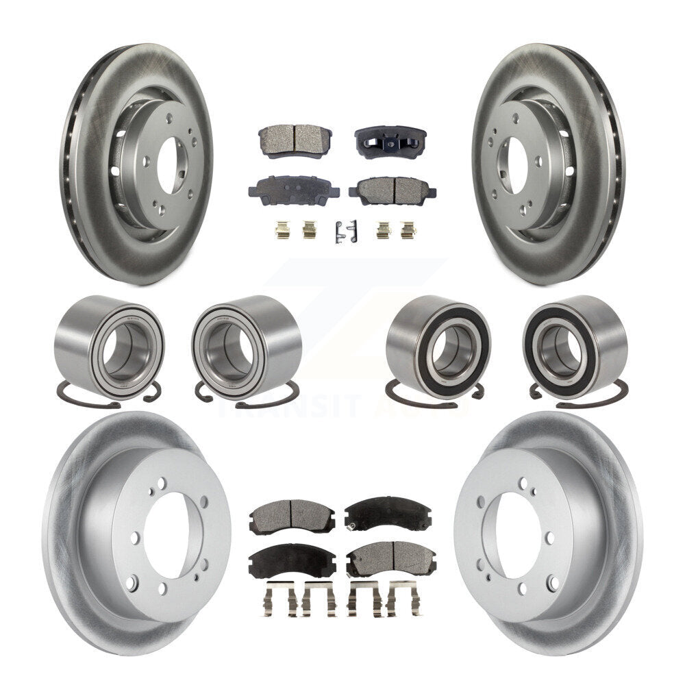 Kit de plaquettes de Rotor de frein, roulement avant et arrière (10 pièces) pour Mitsubishi Outlander AW