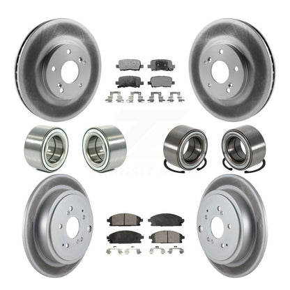 Kit de rotor et de plaquettes de frein à roulement avant et arrière (10 pièces) pour Acura MD 2003 – 2006