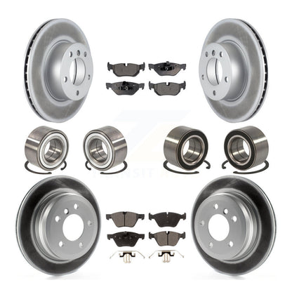 Kit de rotors et plaquettes de frein à disque revêtus de roulement avant et arrière (10 pièces) pour BMW 328xi 325x