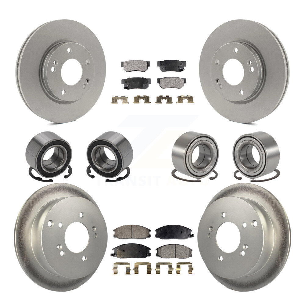 Kit de rotors et plaquettes de frein à roulement avant et arrière (10 pièces) pour Hyundai Santa Fe 4W