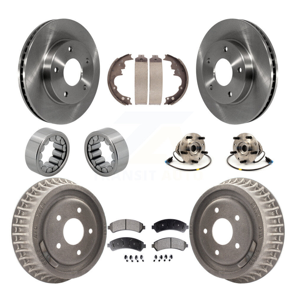 Kit de Rotor de frein et de patins de roulement de moyeu avant et arrière (10 pièces) pour Chevrolet S10 4W