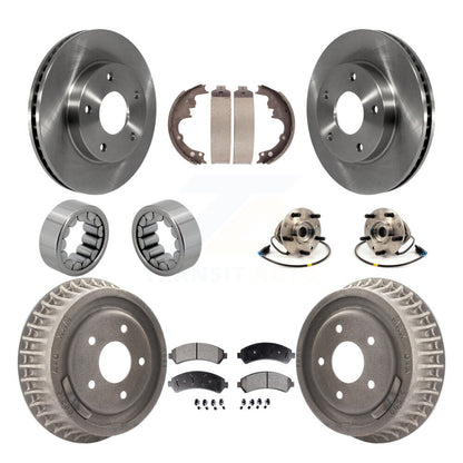 Kit de Rotor de frein et de patins de roulement de moyeu avant et arrière (10 pièces) pour Chevrolet S10 4W